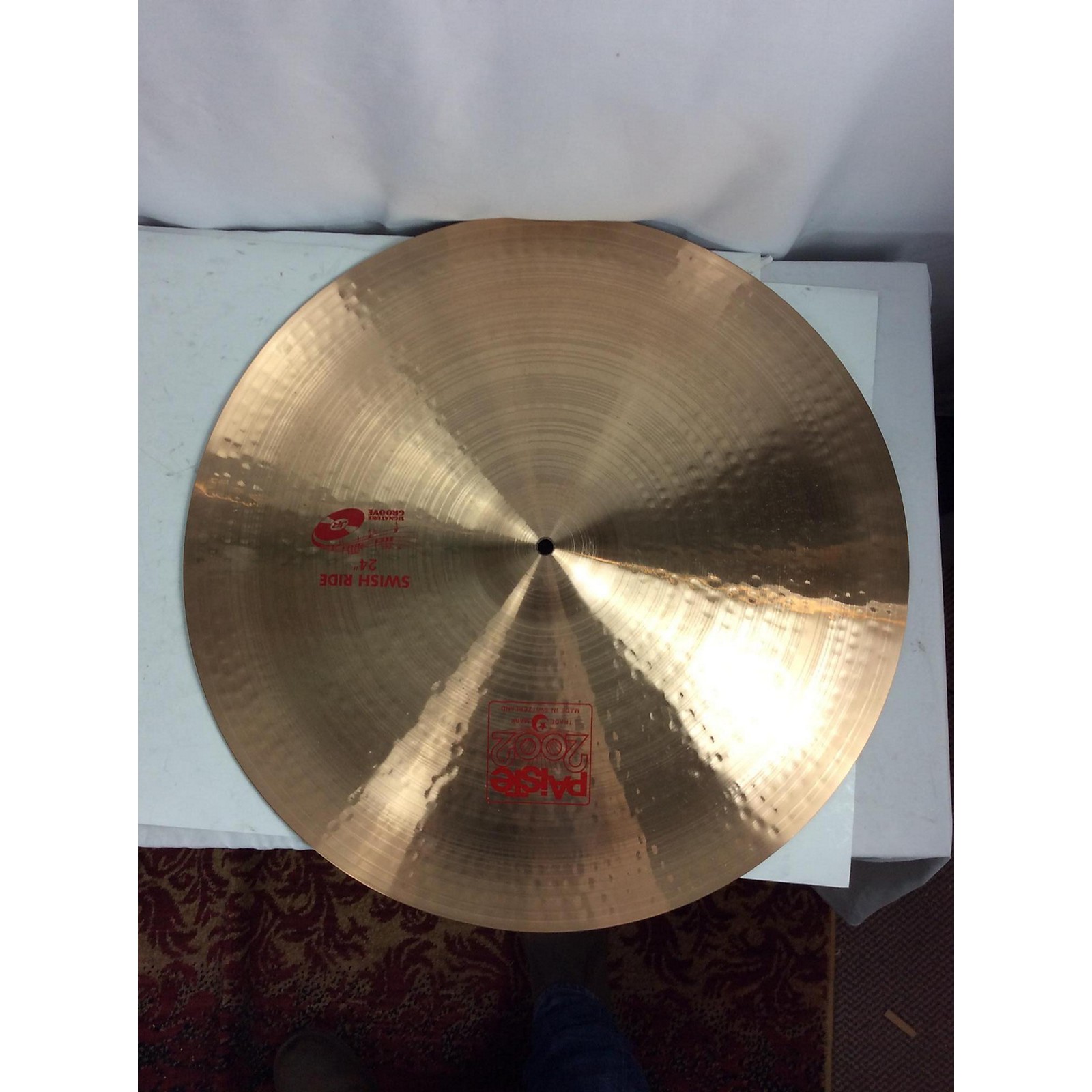 Used Paiste 24in 2002 SWISH RIDE Cymbal 44 Musician's Friend