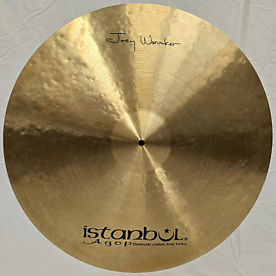 Istanbul Agop 24in JOEY WARONKER SIGNATURE RIDE Cymbal