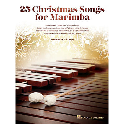 Hal Leonard 25 Christmas Songs for Marimba
