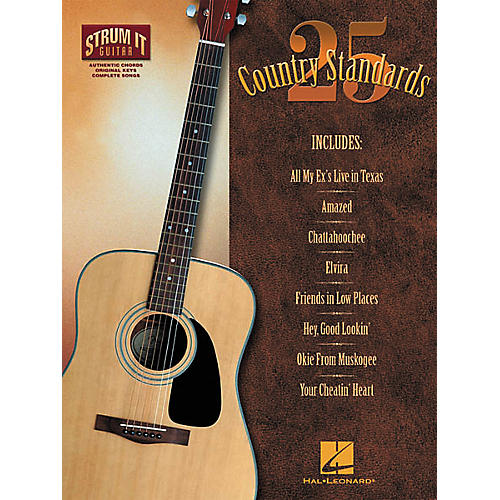 25 Country Standards Strum it Guitar Book