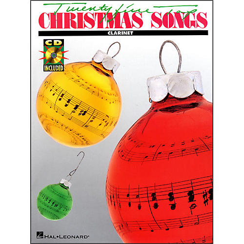 25 Top Christmas Songs for Clarinet Book/CD