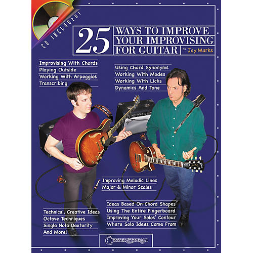 25 Ways to Improve Your Improvising for Guitar (Book/CD)