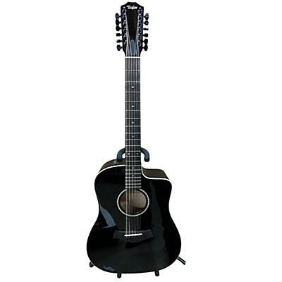 Taylor 250CE BLK DLX 12 String Acoustic Electric Guitar