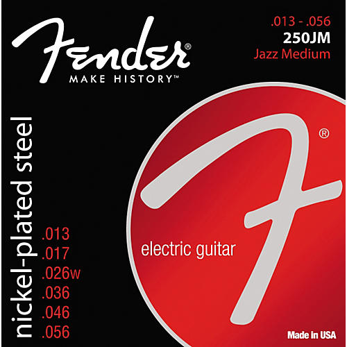 250JM Super 250 Nickel-Plated Steel Electric Strings - Jazz Medium