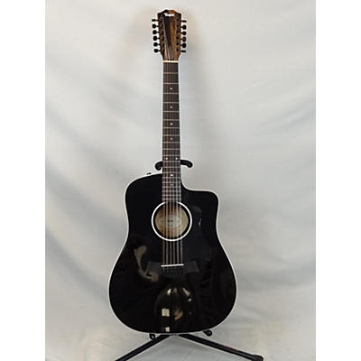 Taylor 250ce BLK DLX 12 String Acoustic Electric Guitar