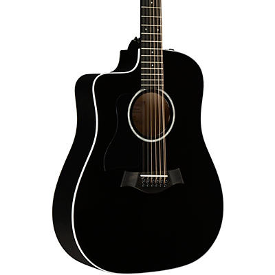 Taylor 250ce Plus Dreadnought 12-String Left-Handed Acoustic-Electric Guitar