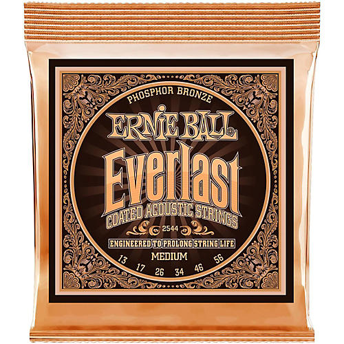 2544 Everlast Phosphor Medium Acoustic Guitar Strings