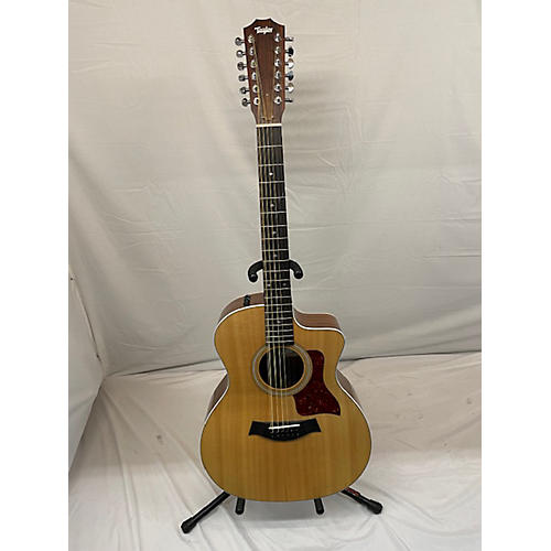 Taylor 254ce Dlx 12 String Acoustic Electric Guitar Natural