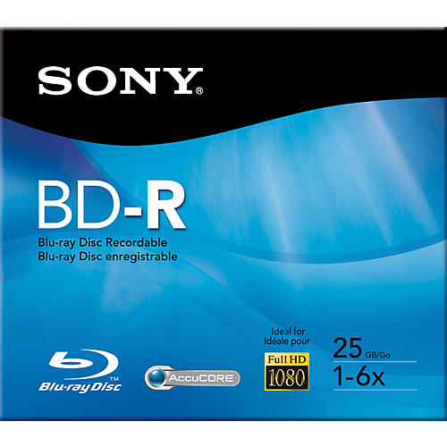 25GB Recordable Single Layer Blue-ray Disc
