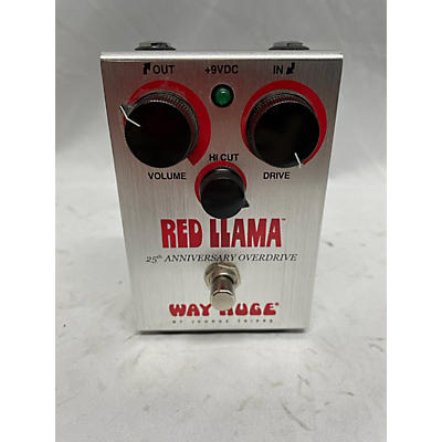 Way Huge Electronics 25TH ANNIVERSARY WHE203 Red Llama Overdrive Effect Pedal