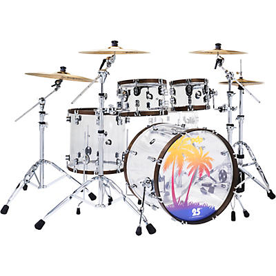 PDP 25th Anniversary Clear Acrylic 4-Piece Shell Pack