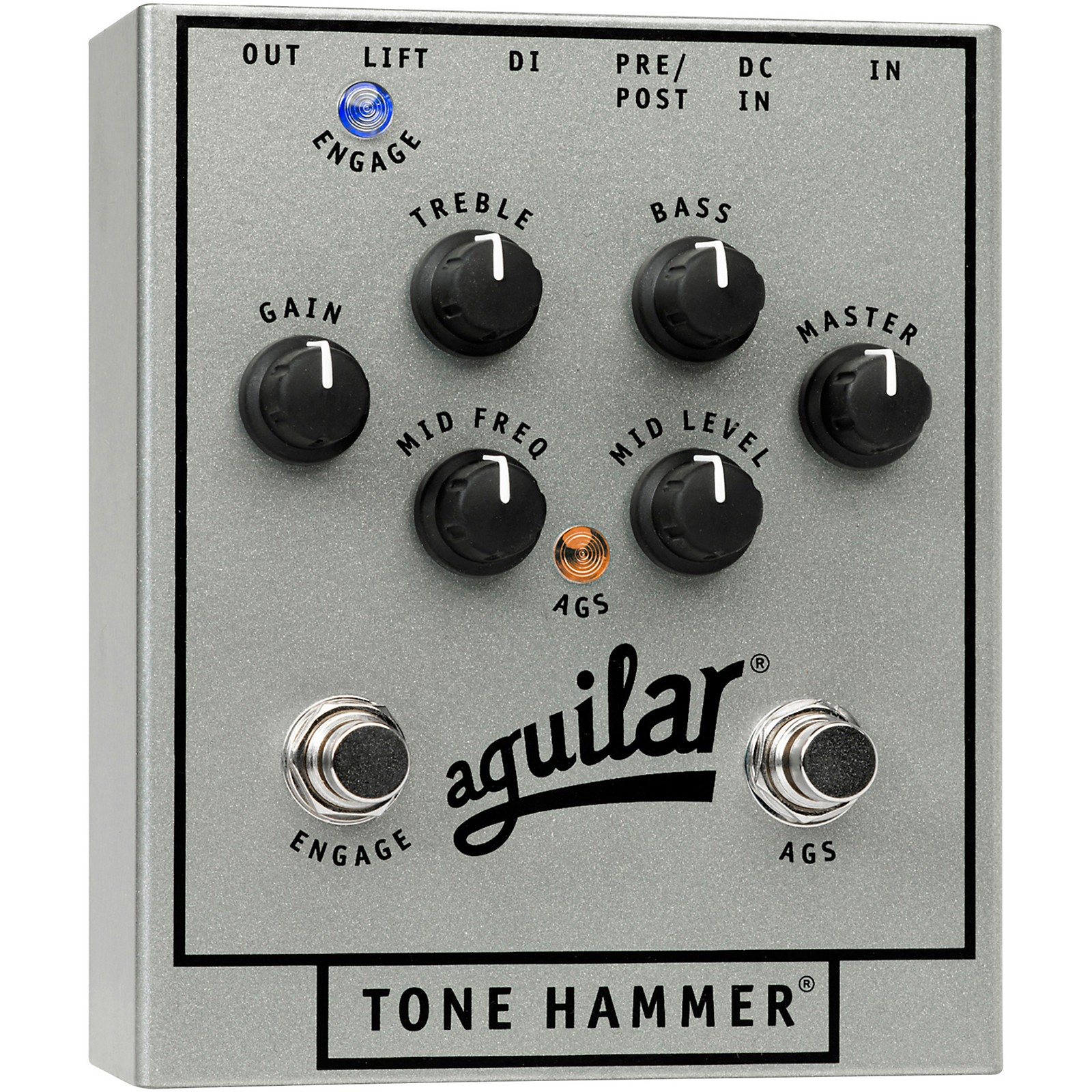 aguilar TONE HAMMER ベースプリアンプ 純正電源アダプタ付きの+