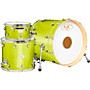 SJC Drums 25th Anniversary USA Custom 3-Piece Maple Shell Pack - Lime Glitter