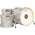 SJC Drums 25th Anniversary USA Custom 3-Piece Maple Shell Pack - Tangerine GlitterSilver Glitter