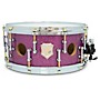 SJC Drums 25th Anniversary USA Custom Maple Snare Drum - 14 x 6.5 in. Purple Glitter