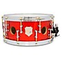 SJC Drums 25th Anniversary USA Custom Maple Snare Drum - 14 x 6.5 in. Tangerine Glitter