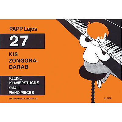 Editio Musica Budapest 27 Small Piano Pieces EMB Series Composed by Lajos Papp