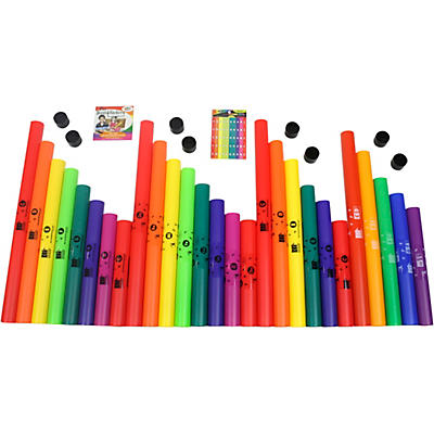 Boomwhackers 27 Tube Classroom Pack With Free Play-Along DVD.