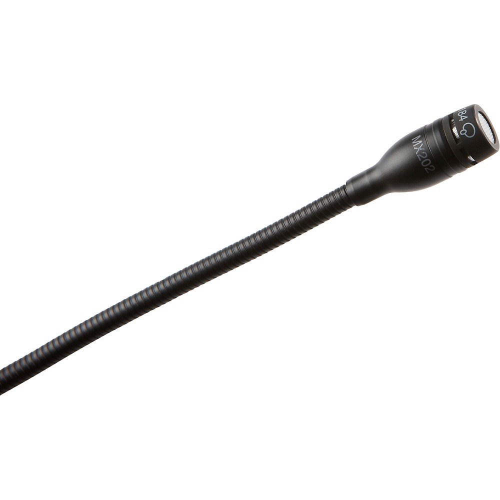 Shure MX202 MicroFlex Condenser Microphone w/Inline Preamp Black