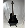 Used Ovation 2771AX-5 Balladeer Acoustic Electric Guitar Black
