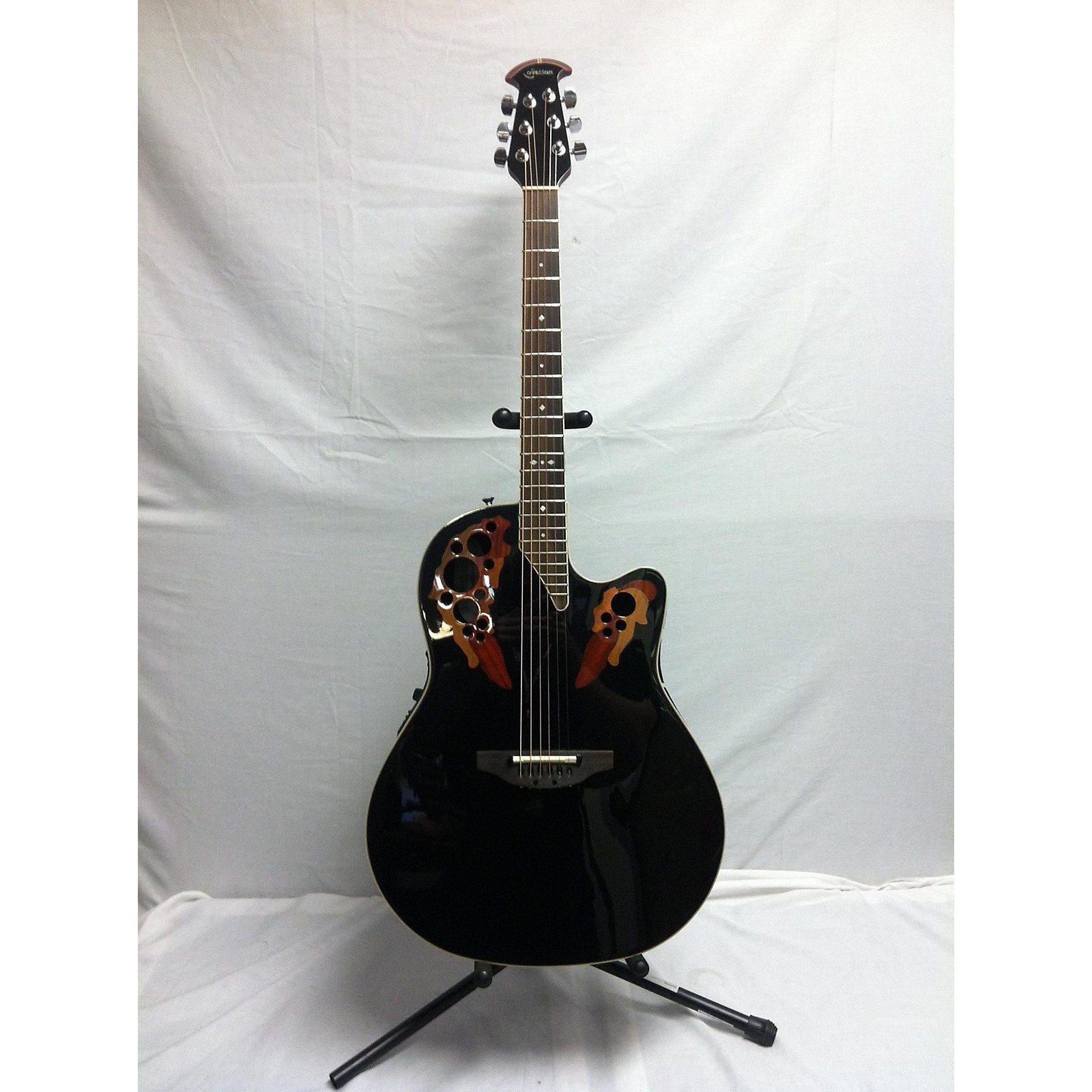 Used Ovation 2778AX5 Standard Elite Acoustic Electric Guitar Black Musician's Friend