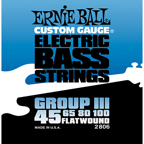 Ernie Ball 2806 Flat Wound Group III Electric Bass Strings