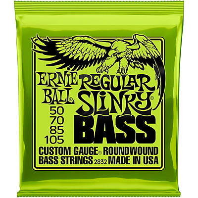 Ernie Ball 2832 Regular Slinky Roundwound Bass Guitar Strings - (50-105)