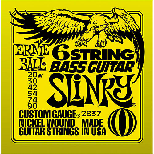 Ernie Ball 2837 Slinky Silhouette Short-Scale 6-String Bass Strings