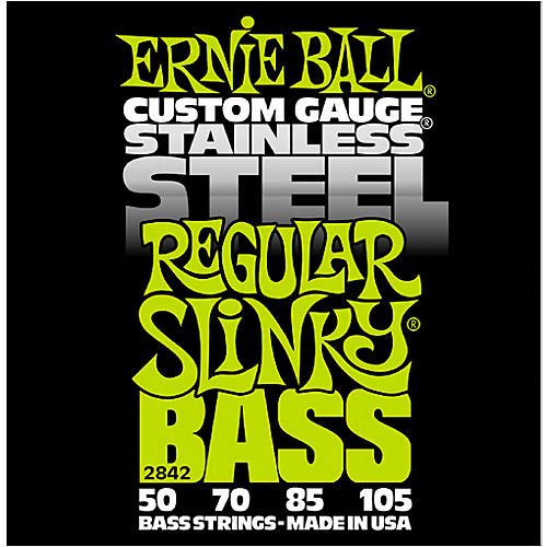 2842 Regular Slinky Stainless Steel Bass Strings