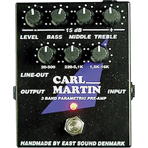 Carl Martin 3-Band Parametric EQ/Pre-amp | Musician's Friend