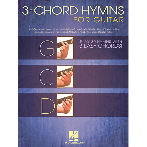 Hal Leonard 3-Chord Hymns For Guitar - Play 30 Hymns With 3 Easy Chords guitar songbook