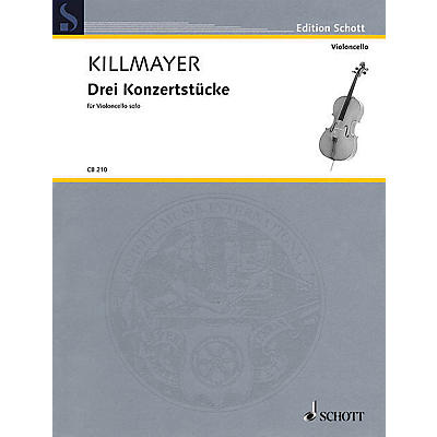 Hal Leonard 3 Concert Pieces Cello Solo String Solo Series Softcover