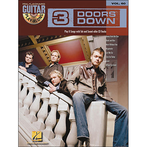 Hal Leonard 3 Doors Down Guitar Play-Along, Volume 60 Book