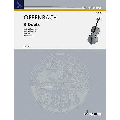 3 Duets Op. 51 (2 Cellos) Schott Series