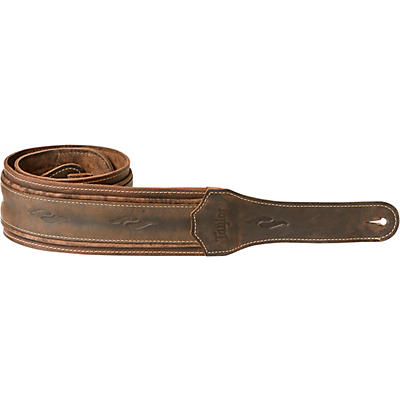Taylor 3" Element Distressed Leather Guitar Strap
