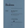 G. Henle Verlag 3 Intermezzi, Op. 117 Henle Music Folios Softcover Composed by Johannes Brahms Edited by Katrin Eich