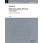 Schott 3 Latvian Folksongs (Soprano, Flute, Cello, and Piano) Ensemble Series Softcover by Peteris Vasks