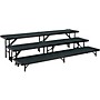 National Public Seating 3 Level Straight Standing Choral Riser (18