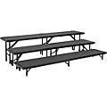 National Public Seating 3 Level Straight Standing Choral Riser (18