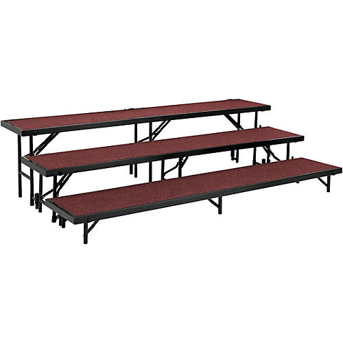 National Public Seating 3 Level Straight Standing Choral Riser (18
