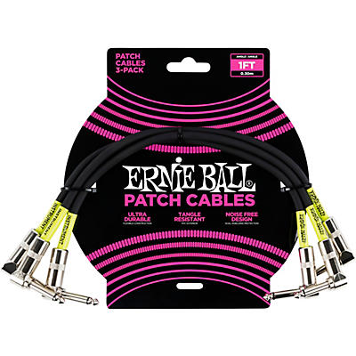Ernie Ball 3-Pack Patch Cables