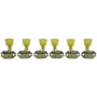 Open-Box Kluson 3 Per Side Deluxe Series Pearl Double Ring Single Line Logo Tuning Machines Condition 1 - Mint Nickel