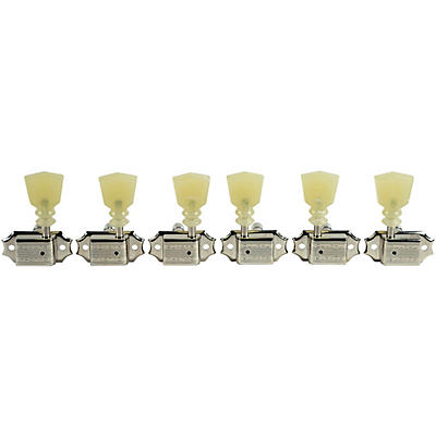 Kluson 3 Per Side Locking Deluxe Series Pearl Double Ring Tuning Machines