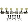 Open-Box Kluson 3 Per Side Locking Revolution Series G-Mount Pearloid Keystone Tuning Machines Condition 1 - Mint Nickel