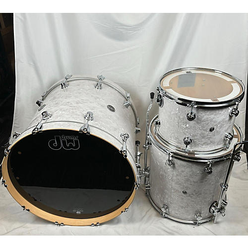 DW 3-Piece Performance Series Drum Kit White Marine Pearl