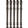 Lyons 3-Piece Recorder Baroque Fingering Brown 5-Pack
