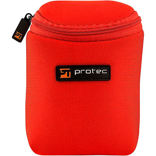 Protec 3 Piece Trumpet Neoprene Mouthpiece Pouch Red