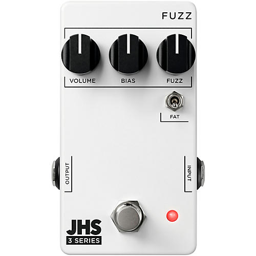 JHS Pedals 3 Series Fuzz Effects Pedal Condition 1 - Mint White