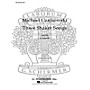 G. Schirmer 3 Shaker Songs SATB a cappella composed by M Czajkowski