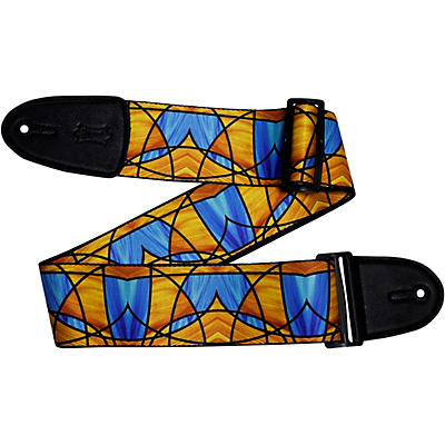 Levy's 3" Stained Glass Polypropylene Guitar Strap